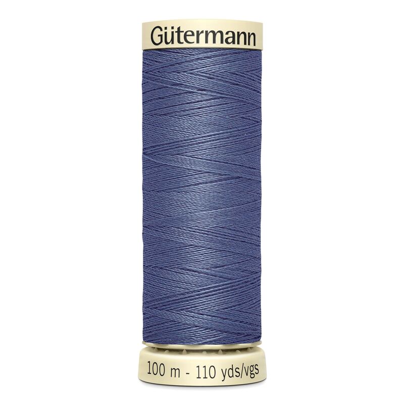 Gutermann Sew-all Thread 100m #521 STEEL BLUE GREY, 100% Polyester