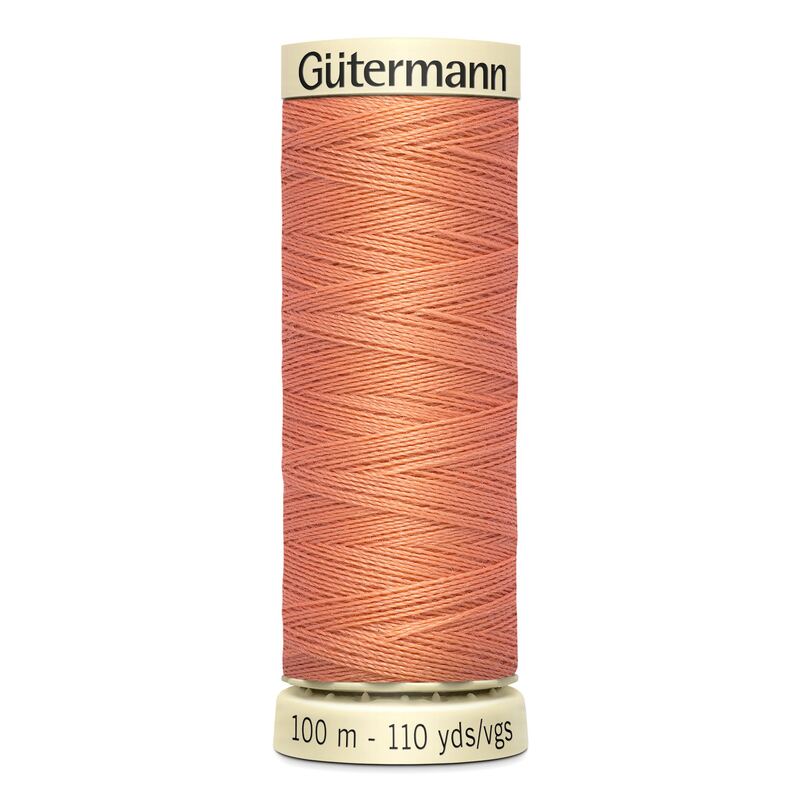 Gutermann Sew-all Thread 100m #587 DARK PEACH, 100% Polyester
