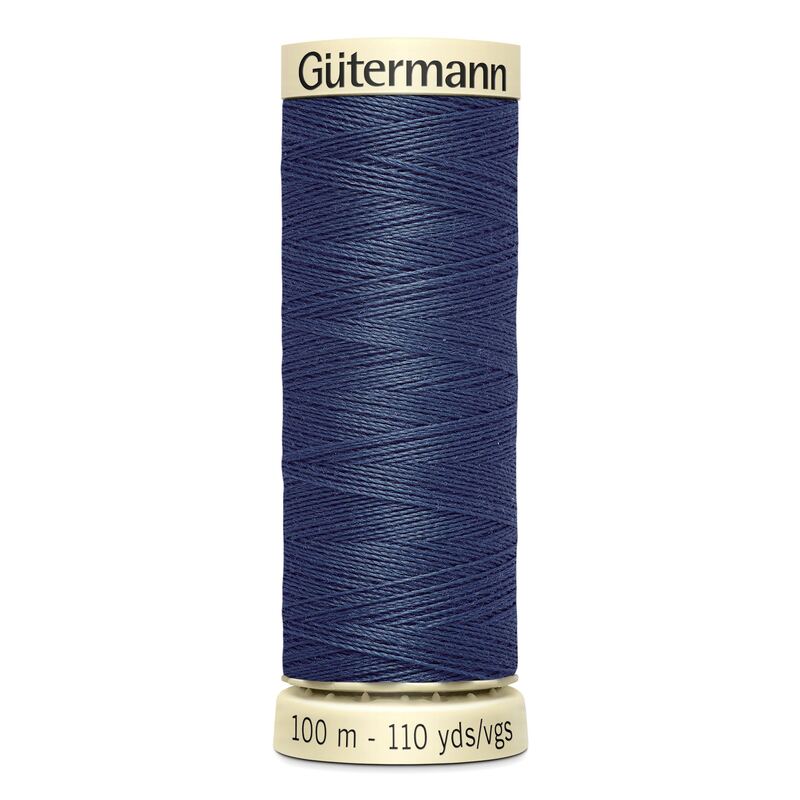 Gutermann Sew-all Thread 100m #593 DARK STEEL BLUE, 100% Polyester
