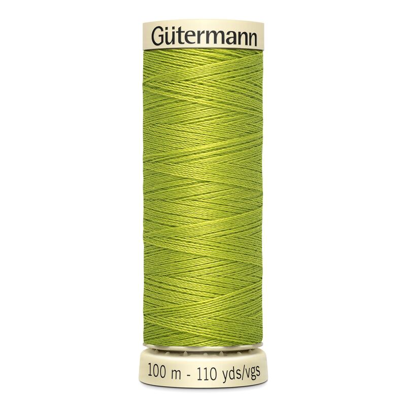 Gutermann Sew-all Thread 100m #616 VERY LIGHT AVOCADO GREEN, 100% Polyester