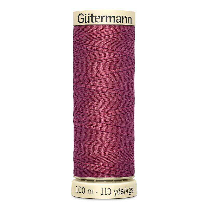 Gutermann Sew-all Thread 100m #624 DARK DUSKY ROSE PINK, 100% Polyester