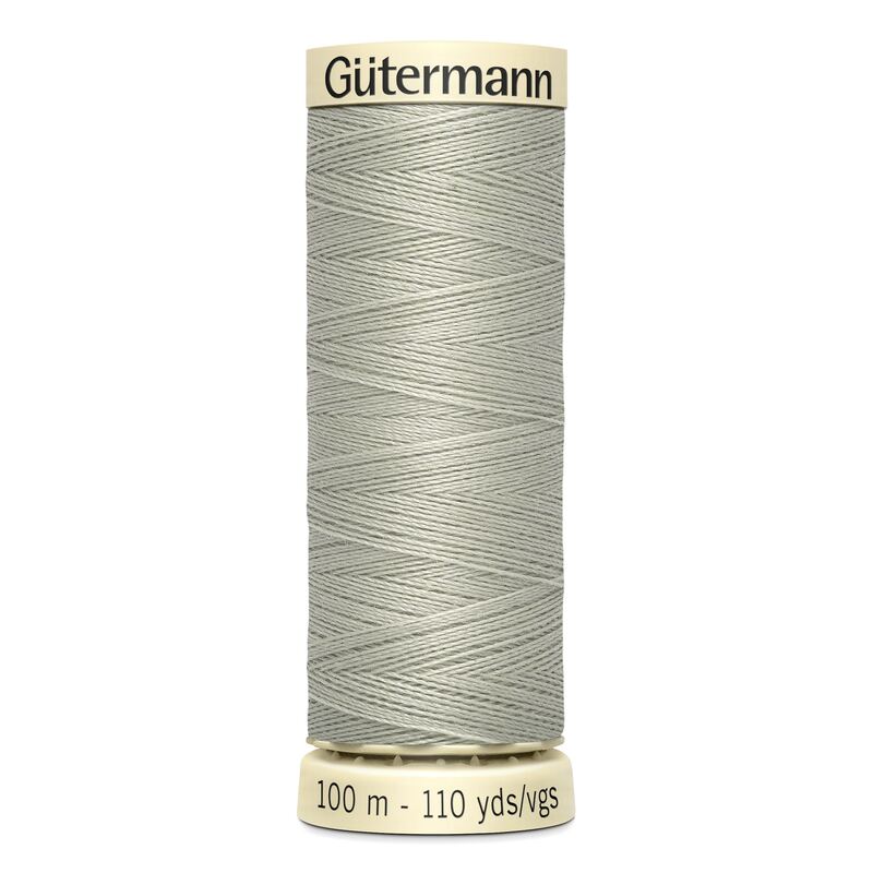 Gutermann Sew-all Thread 100m #633 MEDIUM BEIGE GREY, 100% Polyester