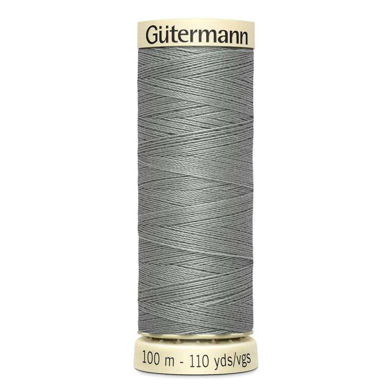 Gutermann Sew-all Thread 100m #634 GREY, 100% Polyester