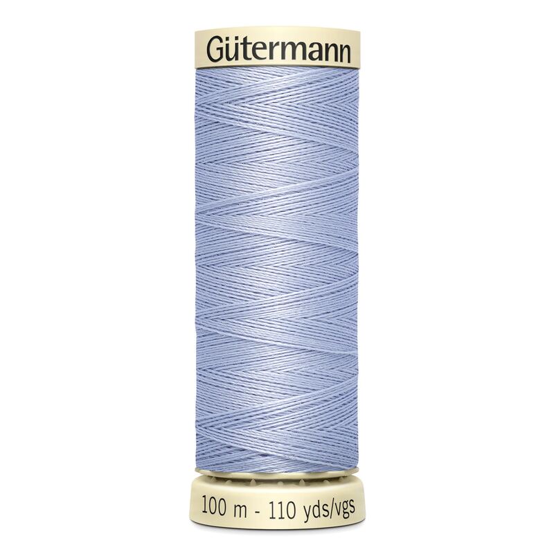Gutermann Sew-all Thread 100m #655 DUSKY CORNFLOWER BLUE, 100% Polyester