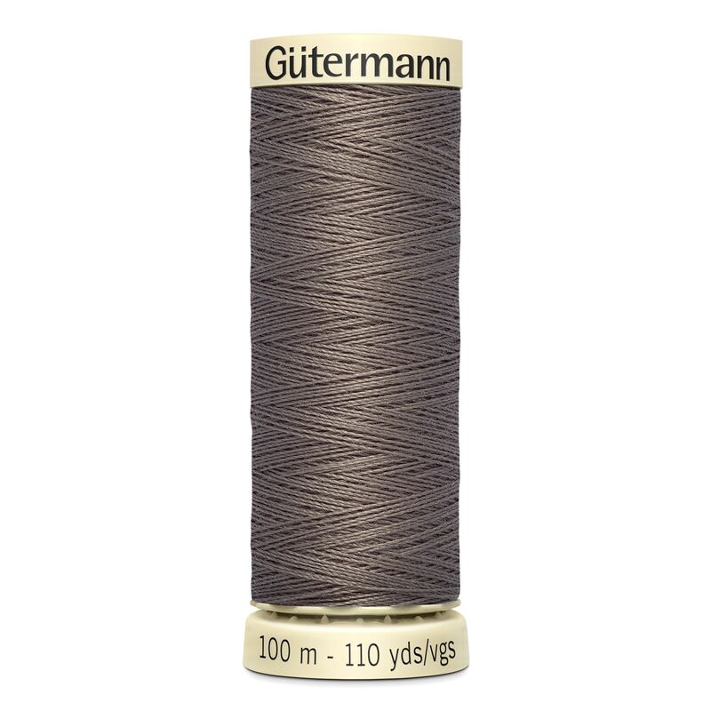 Gutermann Sew-all Thread 100m #669 DARK BEIGE GREY, 100% Polyester