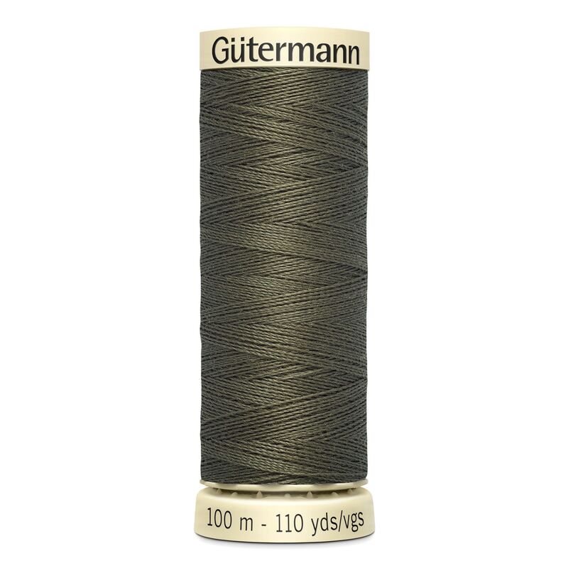 Gutermann Sew-all Thread 100m #676 KHAKI BROWN, 100% Polyester