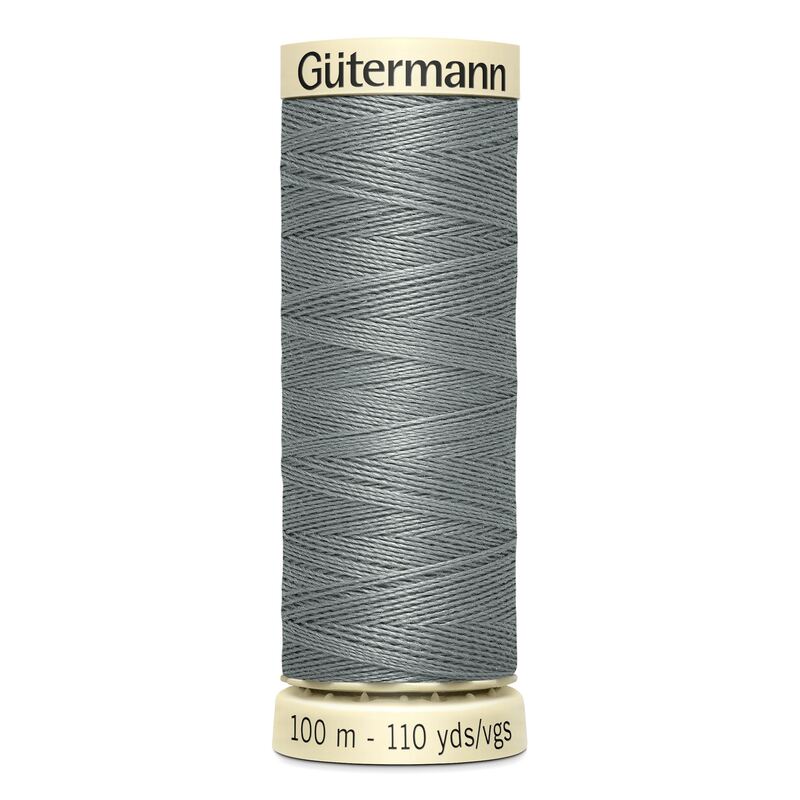 Gutermann Sew-all Thread 100m #700 GREY, 100% Polyester