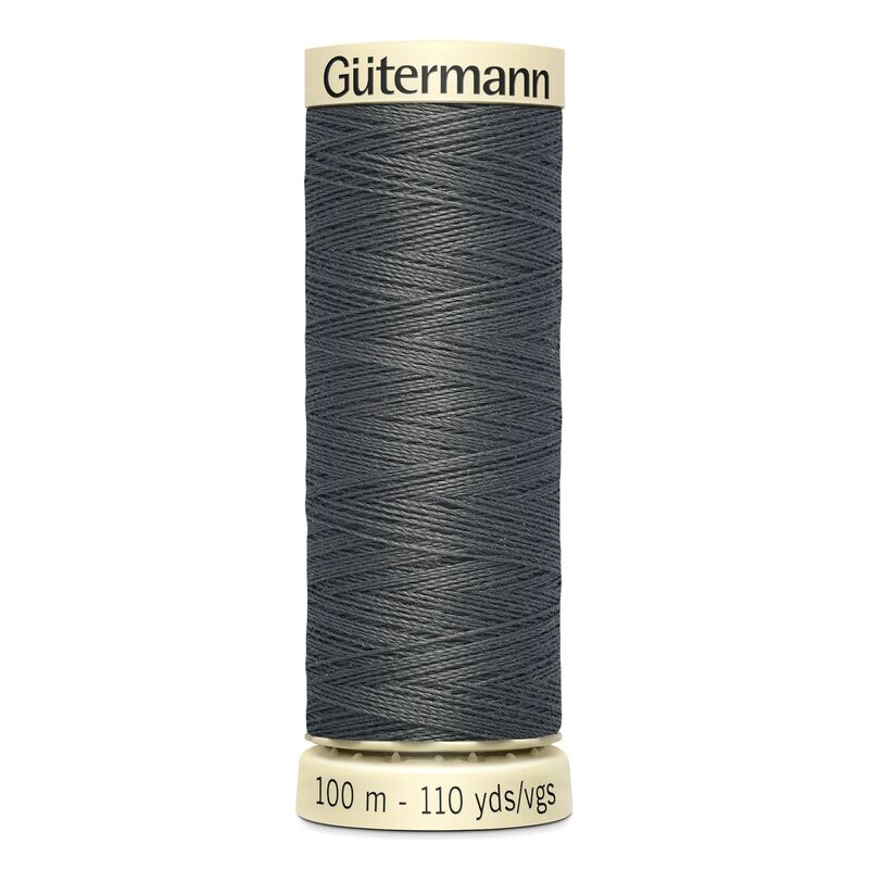 Gutermann Sew-all Thread 100m #702 DARK BEAVER GREY, 100% Polyester
