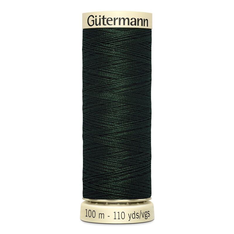 Gutermann Sew-all Thread 100m #707 ULTRA DARK GREEN, 100% Polyester
