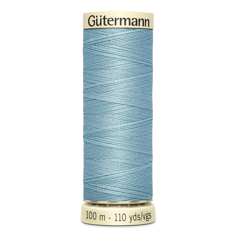 Gutermann Sew-all Thread 100m #71 LIGHT GREYISH BLUE, 100% Polyester