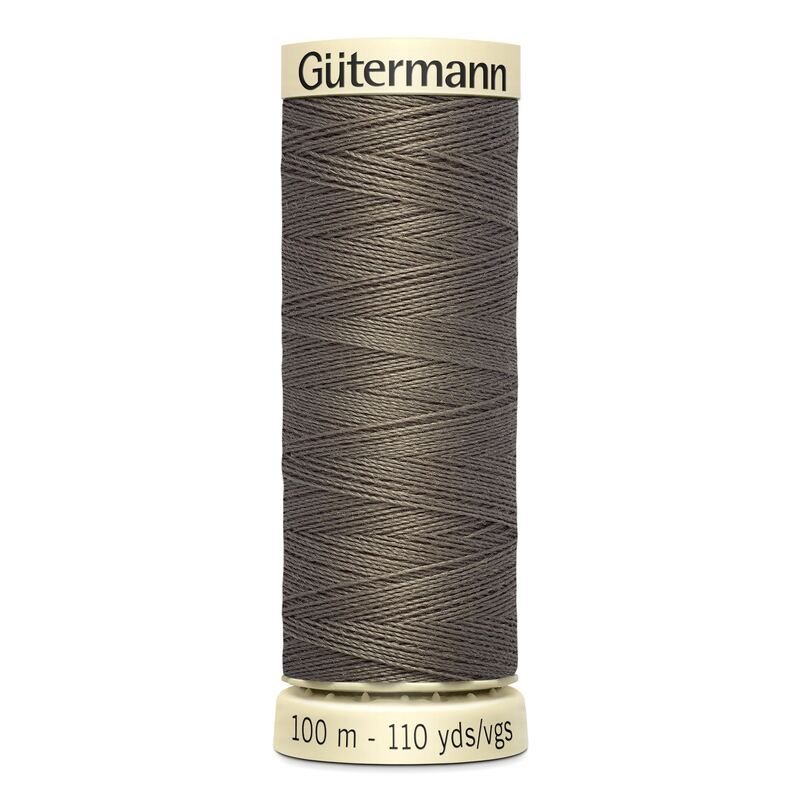 Gutermann Sew-all Thread 100m #727 MEDIUM TAUPE, 100% Polyester