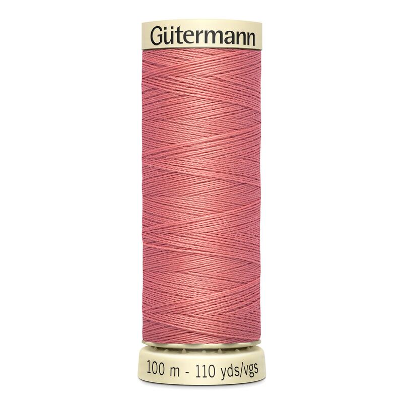 Gutermann Sew-all Thread 100m #80 DUSKY SALMON, 100% Polyester