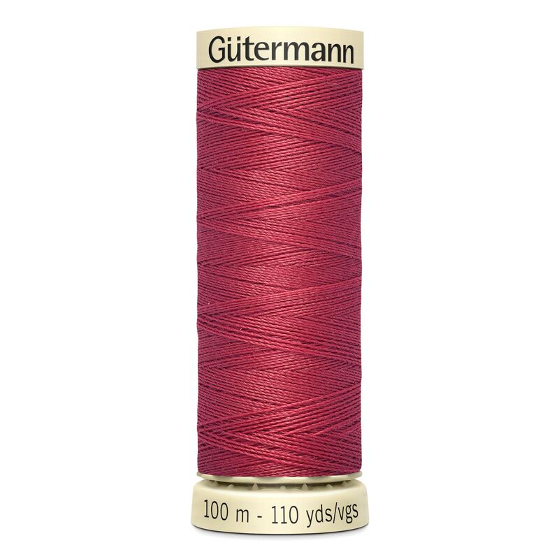 Gutermann Sew-all Thread 100m #82 MEDIUM DARK RED, 100% Polyester