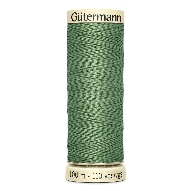 Gutermann Sew-all Thread 100m #821 KHAKI GREEN, 100% Polyester