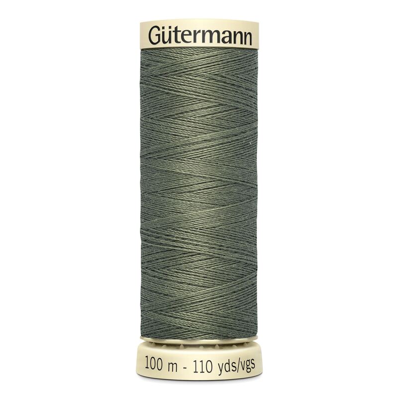 Gutermann Sew-all Thread 100m #824 DARK KHAKI GREEN, 100% Polyester