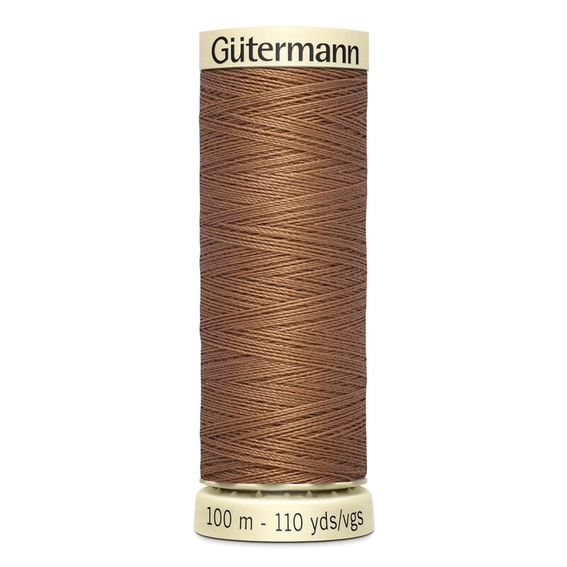 Gutermann Sew-all Thread 100m #842 BRONZE, 100% Polyester