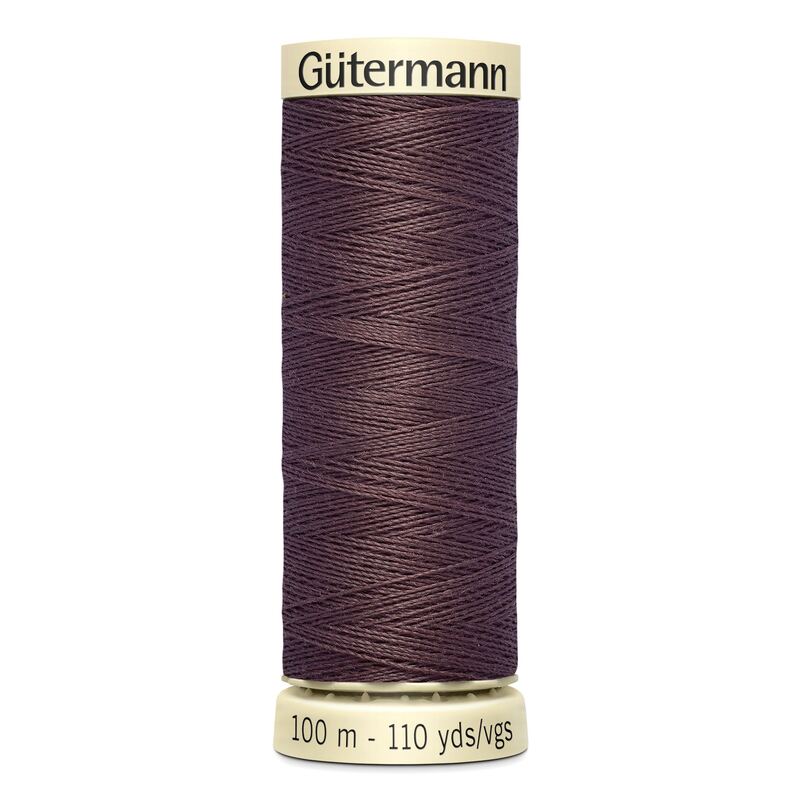 Gutermann Sew-all Thread 100m #883 DARK COCOA, 100% Polyester