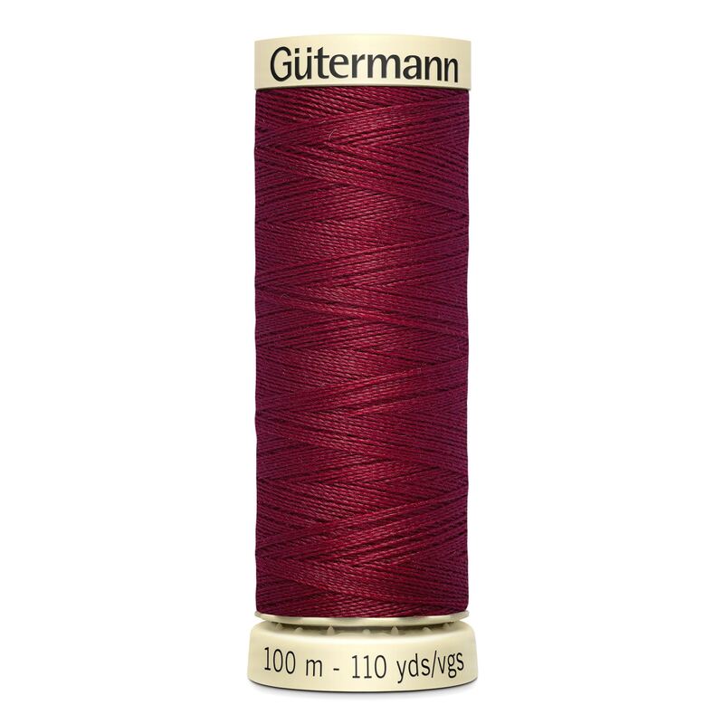 Gutermann Sew-all Thread 100m #910 WINE, 100% Polyester