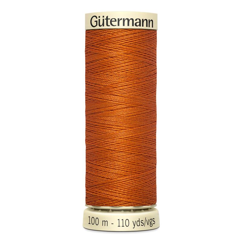 Gutermann Sew-all Thread 100m #932 DARK ORANGE, 100% Polyester