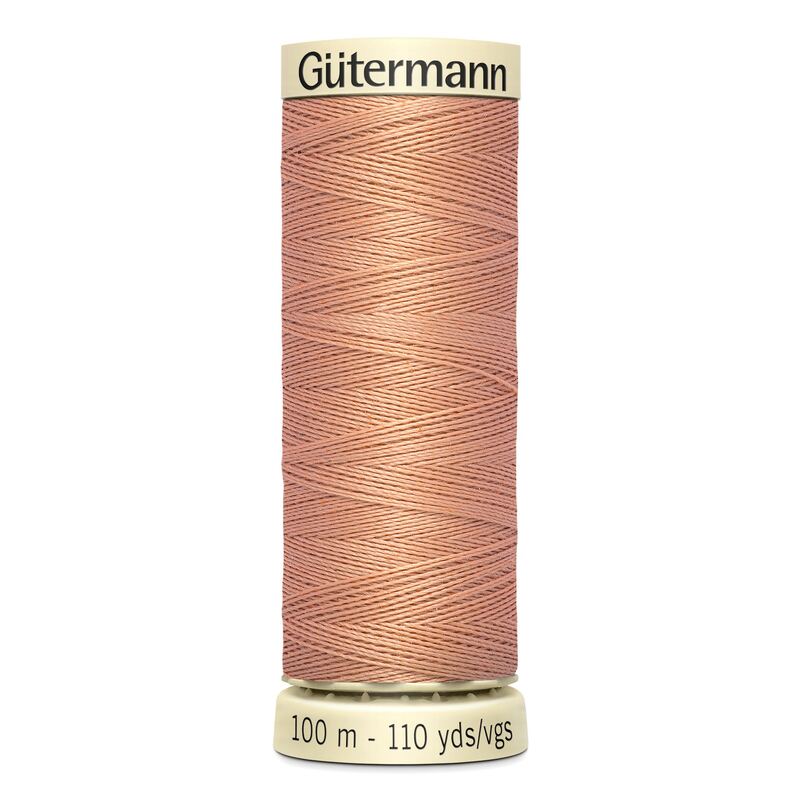 Gutermann Sew-all Thread 100m #938 VERY LIGHT TERRA COTTA, 100% Polyester