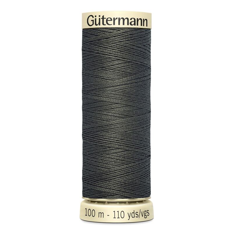 Gutermann Sew-all Thread 100m #972 DARK BEAVER GREY, 100% Polyester