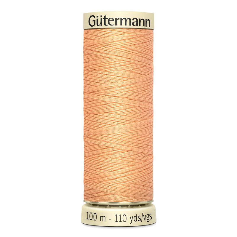 Gutermann Sew-all Thread 100m #979 SALMON, 100% Polyester
