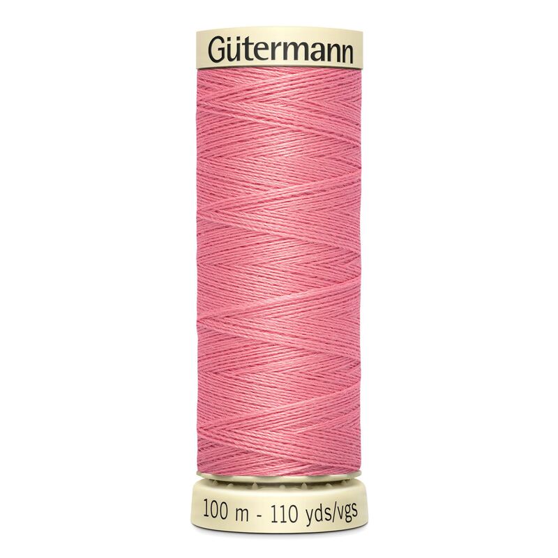 Gutermann Sew-all Thread 100m #985 PALE GERANIUM PINK 100% Polyester