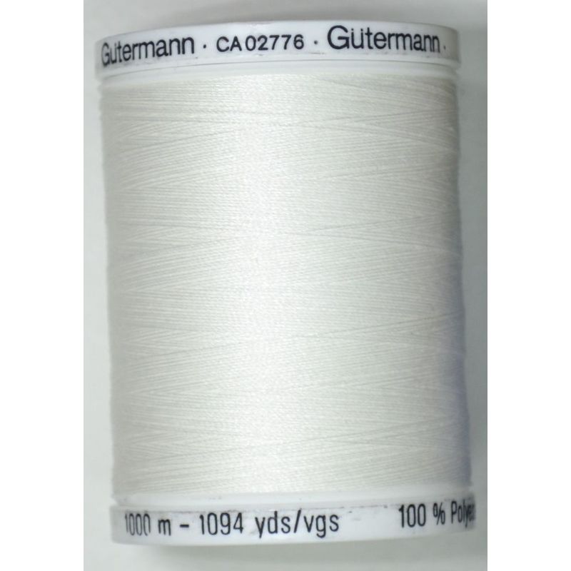 Gutermann Sew-all Thread 1000m Colour 111, OFF WHITE, x 5 Spools