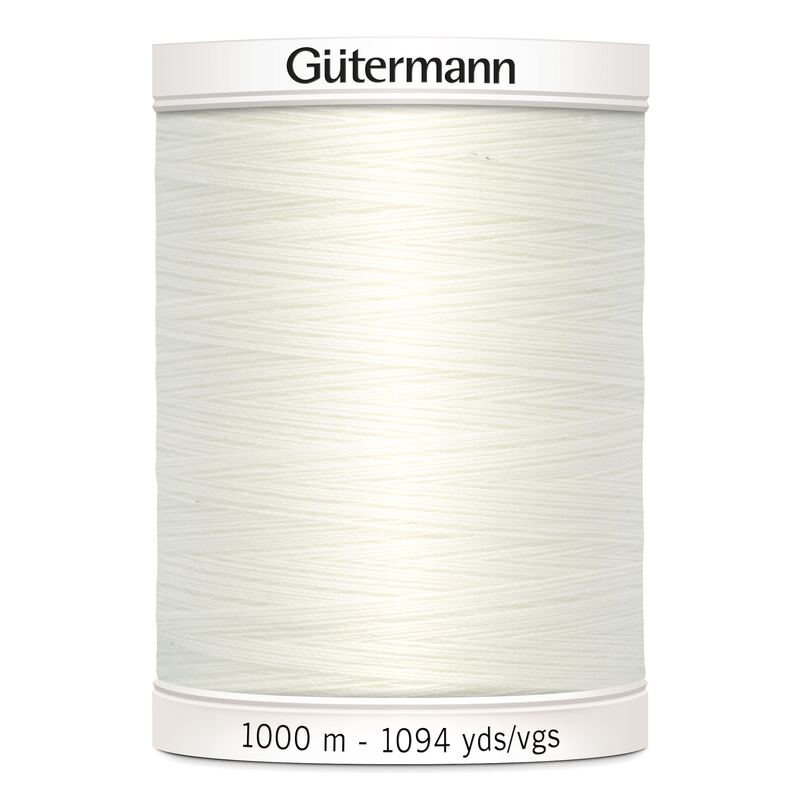 Gutermann Sew-all Thread #111 OFF WHITE 1000m Spool M292 100% Polyester