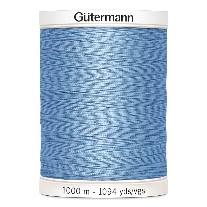 Gutermann Sew-all Thread #143 DUCK EGG BLUE 1000m Spool M292 100% Polyester