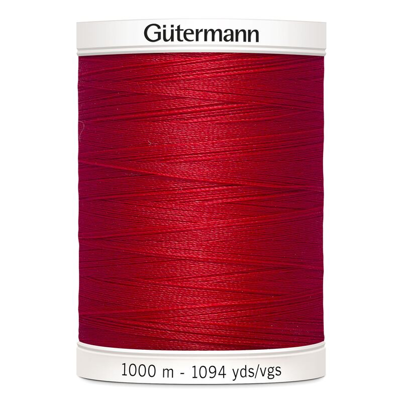 Gutermann Sew-all Thread #156 RED 1000m Spool M292 100% Polyester