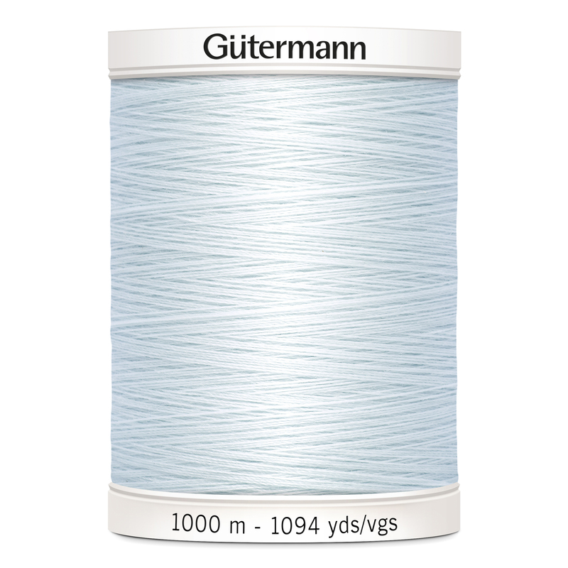 Gutermann Sew-all Thread #193 ULTRA PALE BLUE 1000m Spool M292 100% Polyester