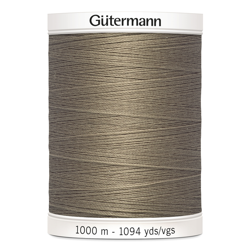 Gutermann Sew-all Thread #199 LATTE BROWN 1000m Spool M292 100% Polyester