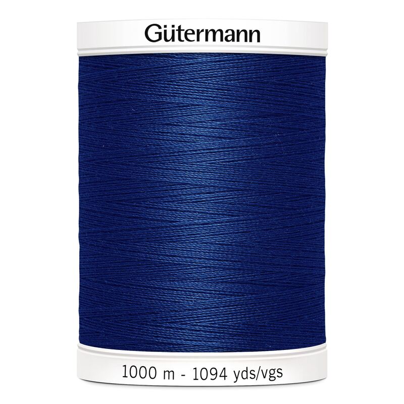 Gutermann Sew-all Thread #214 DARK DENIM 1000m Spool M292 100% Polyester