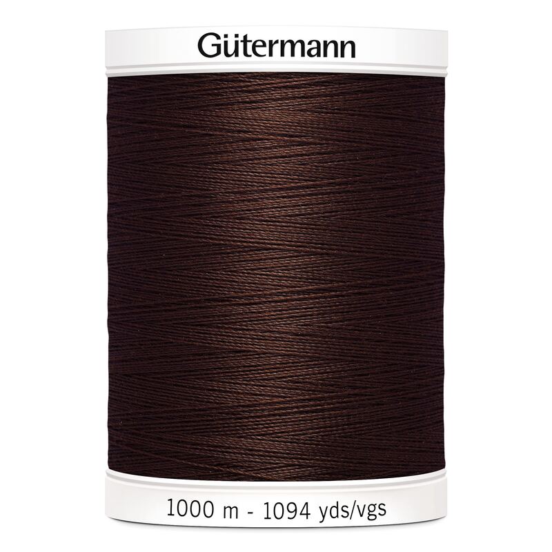 Gutermann Sew-all Thread #230 RED EARTH BROWN 1000m Spool M292 100% Polyester