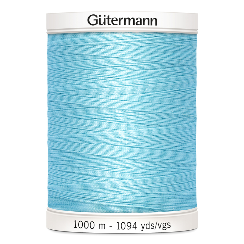 Gutermann Sew-all Thread #28 SKY BLUE 1000m Spool M292 100% Polyester