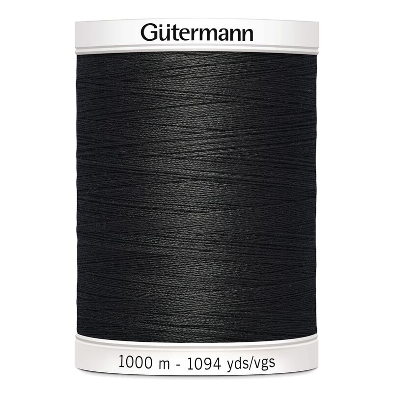 Gutermann Sew-all Thread #36 VERY DARK GREY 1000m Spool M292 100% Polyester