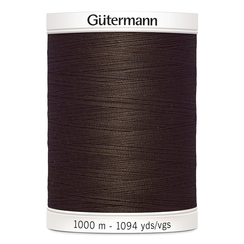 Gutermann Sew-all Thread #694 DARK COFFEE BROWN 1000m Spool M292 100% Polyester