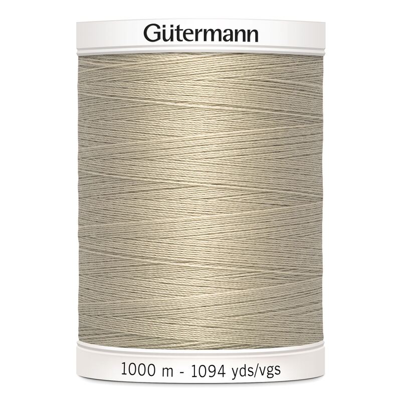 Gutermann Sew-all Thread #722 BEIGE M292 1000m 100% Polyester Sewing Thread