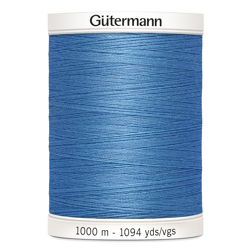 Gutermann Sew-all Thread #965 DUSKY BLUE 1000m Spool M292 100% Polyester