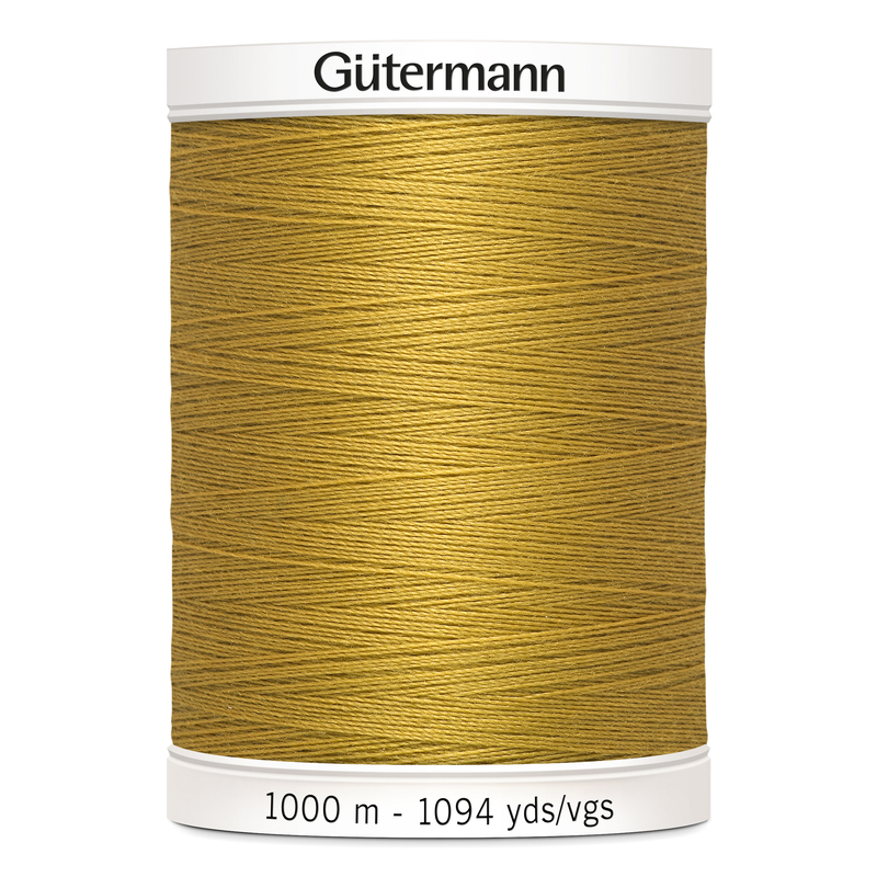 Gutermann Sew-all Thread #968 GOLD 1000m Spool M292 100% Polyester