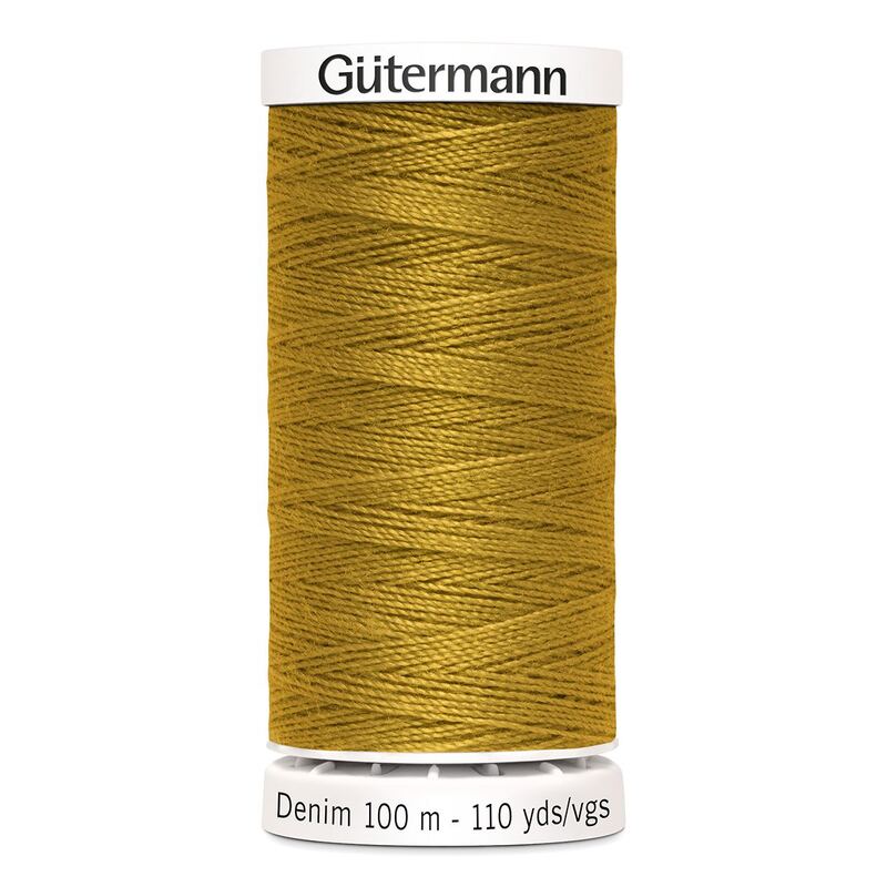 Gutermann Professional Jeans Thread, #1970 DARK GOLD, 100m Spool