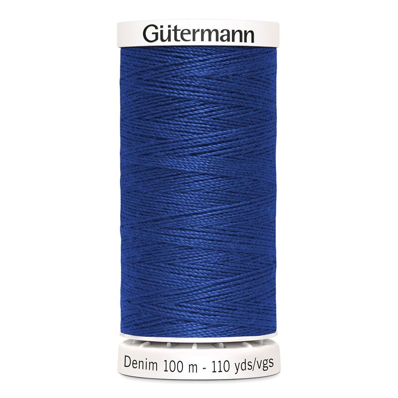 Gutermann Professional Jeans Thread, #6756 BLUE, 100m Spool