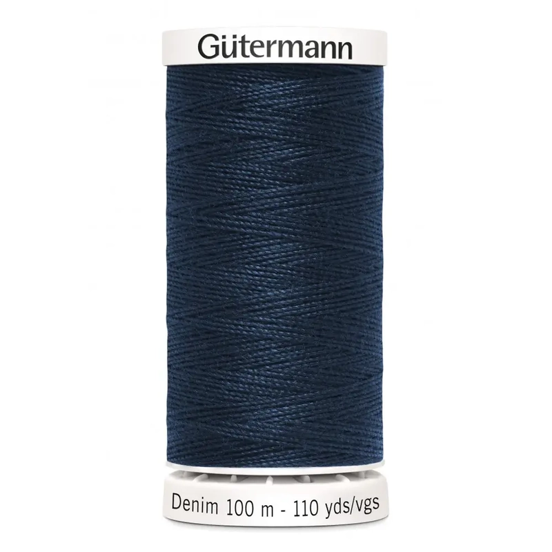 Gutermann Professional Denim Jeans Thread, #6855 NAVY, 100m Spool
