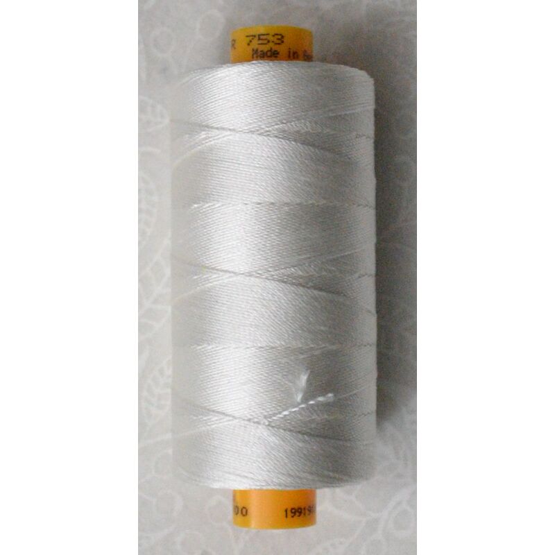 Gutermann R 753 Filament Silk #800 White 400m Spool 100% Silk Thread