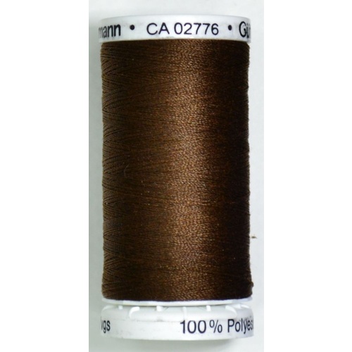 XX Gutermann Sew-all Thread 250m Colour 694 DARK COFFEE BROWN, 100% Polyester