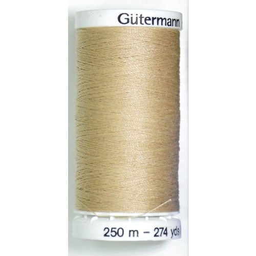 XX Gutermann Sew-all Thread 250m Colour 722 BEIGE, 100% Polyester