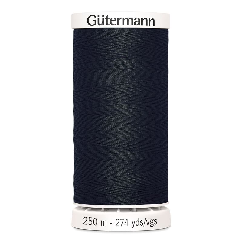 Gutermann Sew-all Thread 250m #000 BLACK