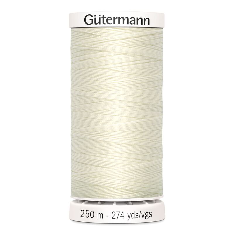 Gutermann Sew-all Thread 250m #1, IVORY