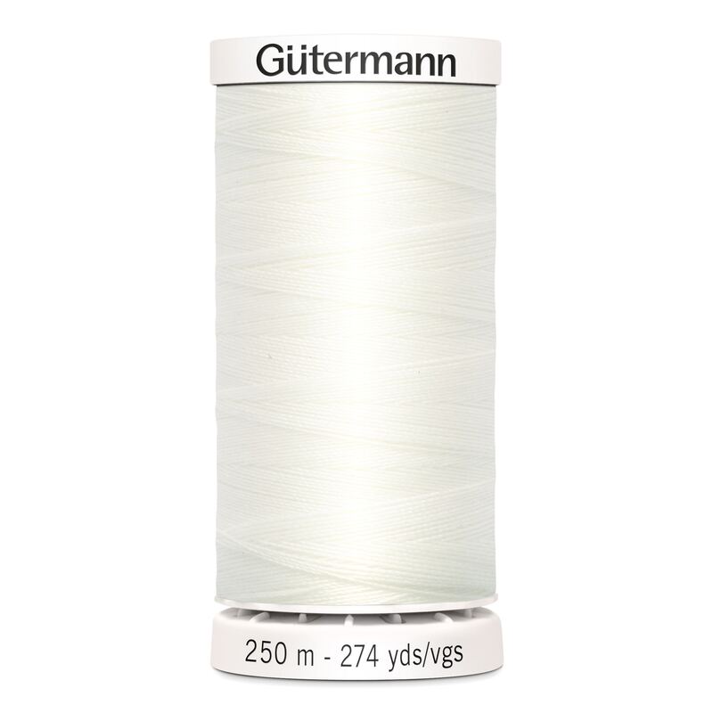 Gutermann Sew-all Thread 250m #111 OFF WHITE